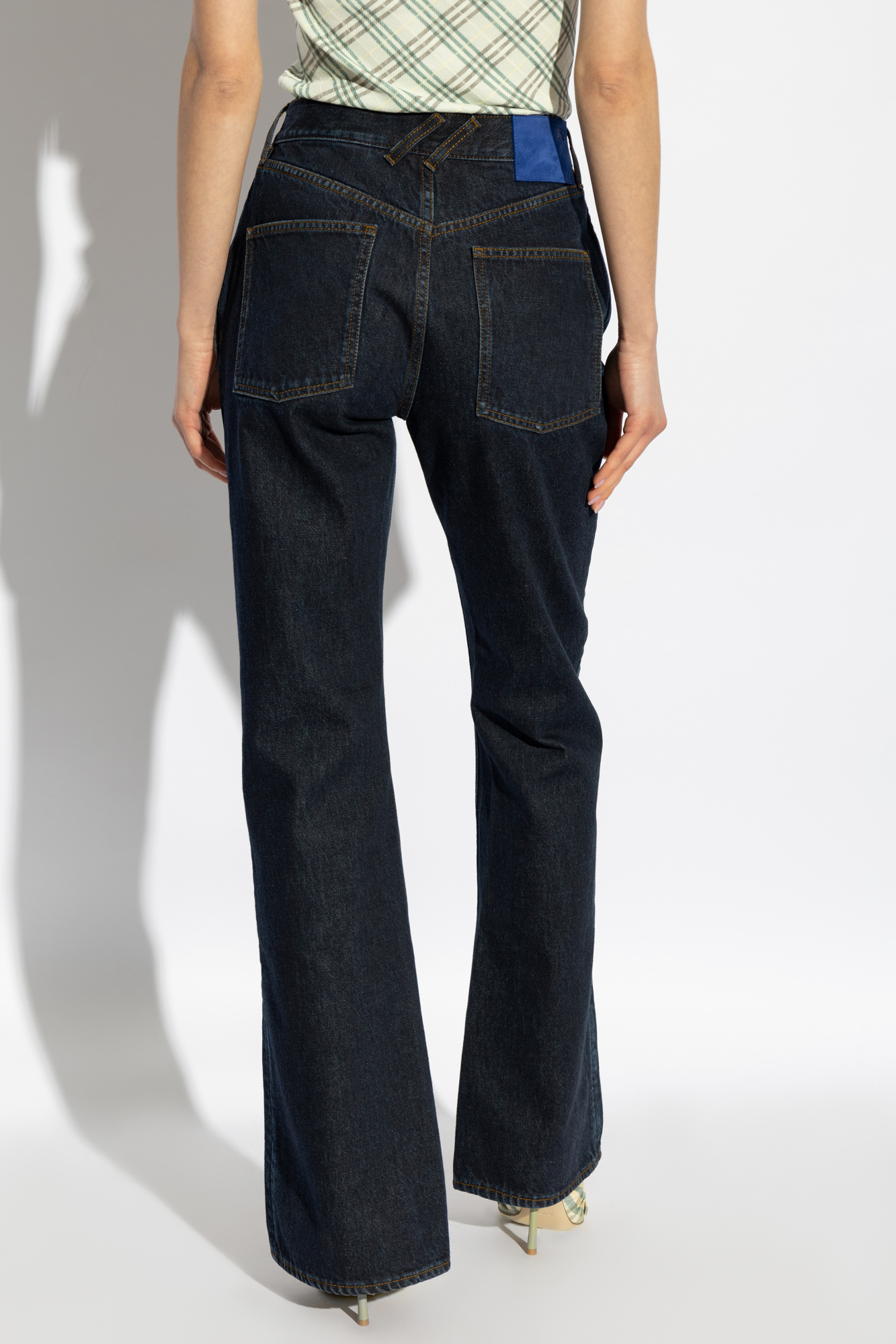デニム・ジーパン BURBERRY Women Denim Pants 8099386 C1765 INDIGO BLUE Burberry 'Straight' jeans | Women's Clothing | Vitkac